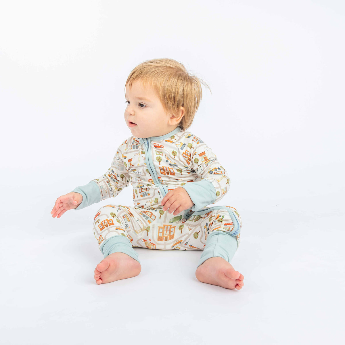 Let's Go! Bamboo Convertible Pajamas 12-18M