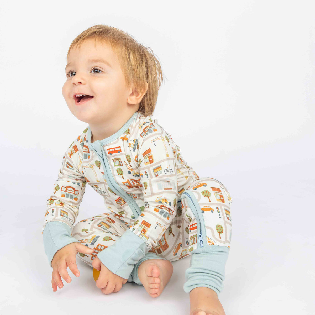 Let's Go! Bamboo Convertible Pajamas 12-18M