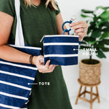Cutie Pouch (Multi-purpose Pouch): Navy Stripe / Medium