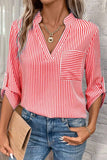 Nine Blue Striped Blouse