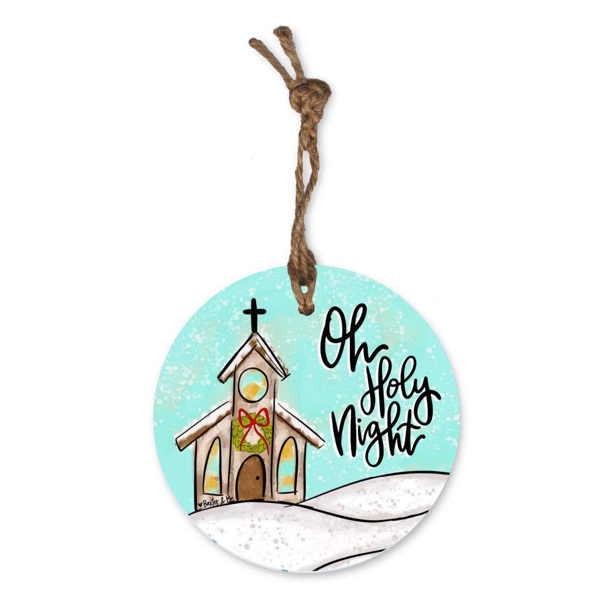 Oh Holy Night Church Ornament