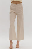 ET WD Leg Braided Belt Pants