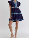 ET Navy Rick Rac Dress