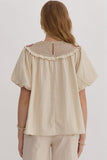 ET Smocked Neck top