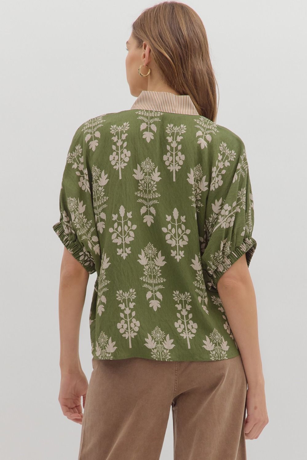 ET Olive Botanical Print