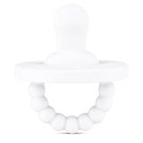 Cutie PAT Flat (0m+) Pacifier + Teether: Rose