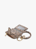 Sammie Mini Snap Wallet w/ Ring: Lt. Gold