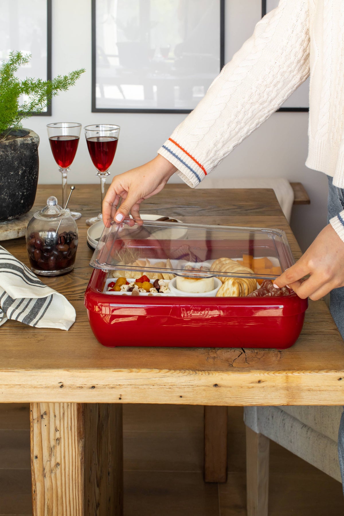 Fancy Panz® Charcuterie / Veggie Tray Insert