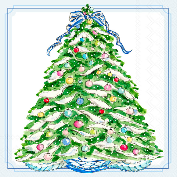 Cocktail Napkins 20ct Boxwood Ornaments