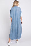 GG Denim Maxi Dress