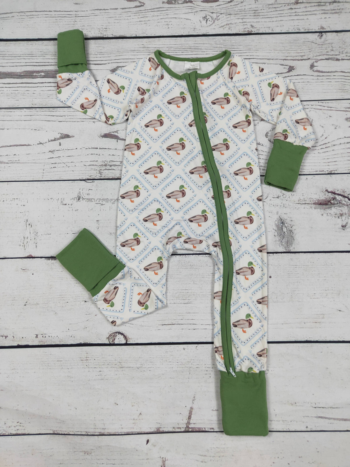 Baby Boy Duck Hunting Zipper Sleeper: 12-18M