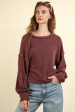 VJ Two Tone Oversized Top