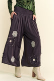 DD Patchwork Wide leg pants