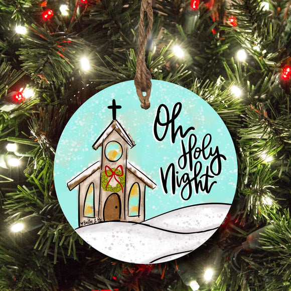 Oh Holy Night Church Ornament