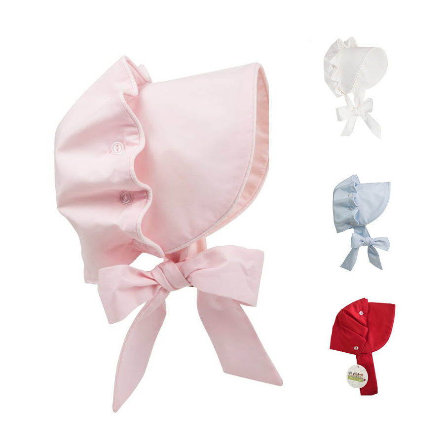 Bonnet White / Small (0-12)