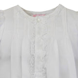 Heirloom Lace Hand Embroidered Bag: Newborn / Pink