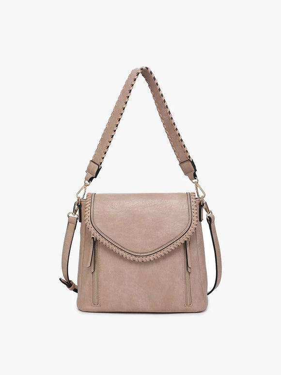 J&C Braided Crossbody Purse