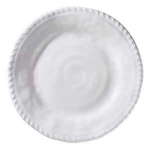 White Rope Round 8 in. Salad Plate