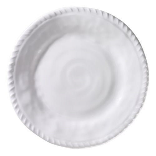 White Rope Round 8 in. Salad Plate