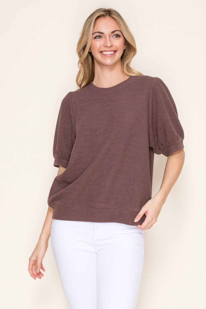 Cloudy Puffy-ish SS top
