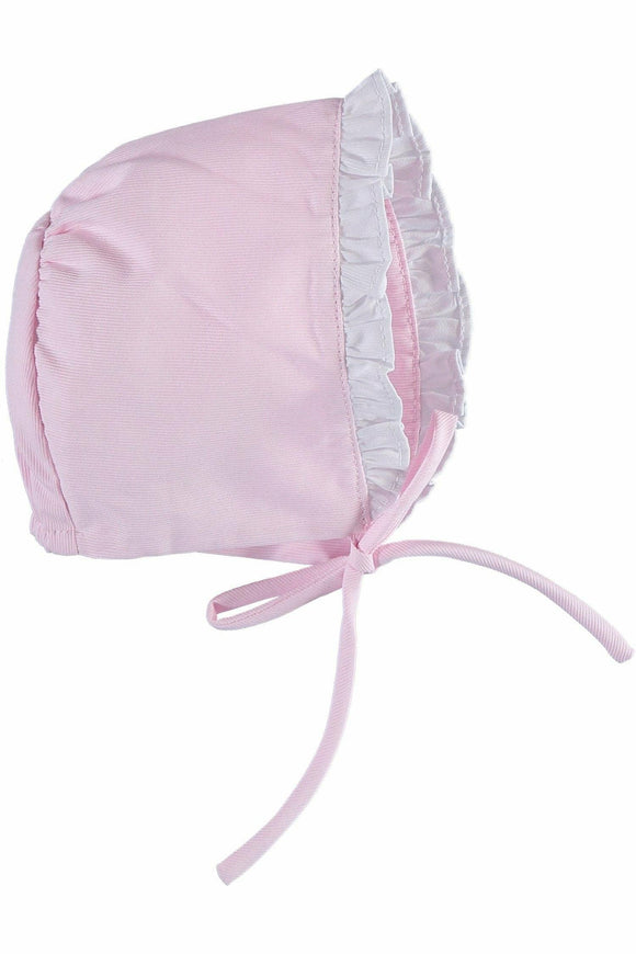Carriage Boutique Baby Girl Bonnet - Pink