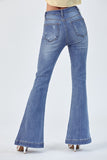 Risen Button Fly Flare Jeans