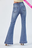 Curvy Risen Button Fly Jeans