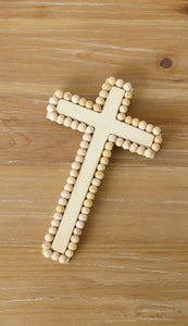 Beaded Cross, Distressed