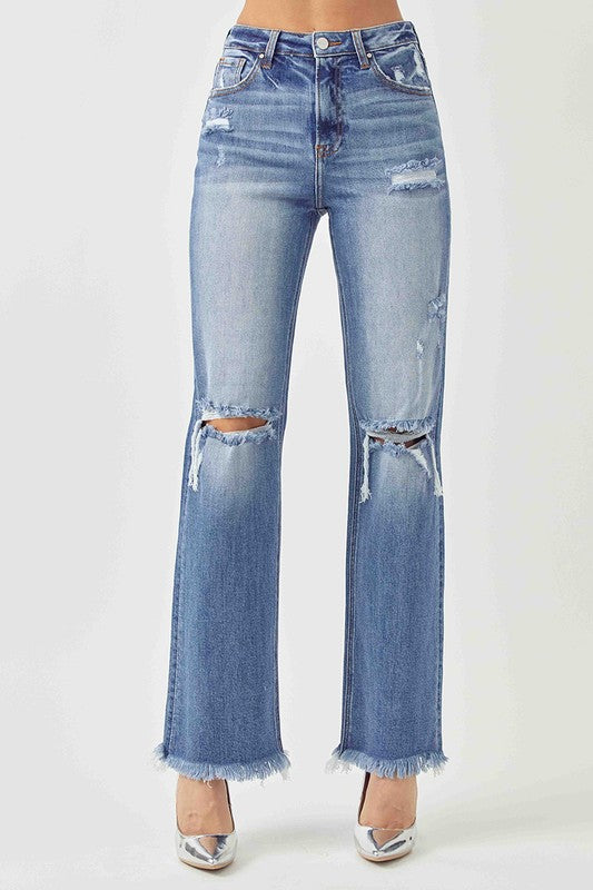 Risen Dark HR Straight Jeans