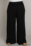 CB Black Smocked Pants