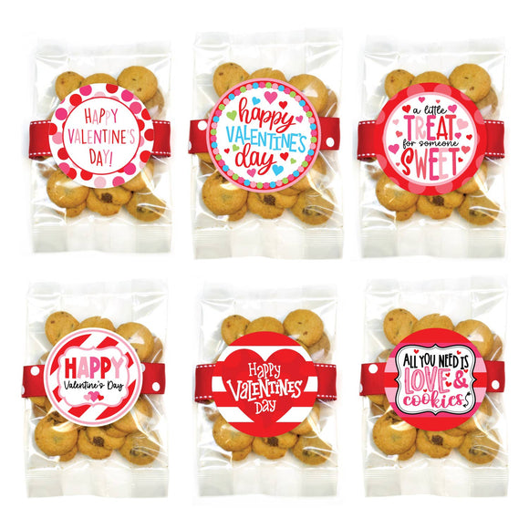 Cookie Bags - Large Valentine Assortment: Chocolate Chip