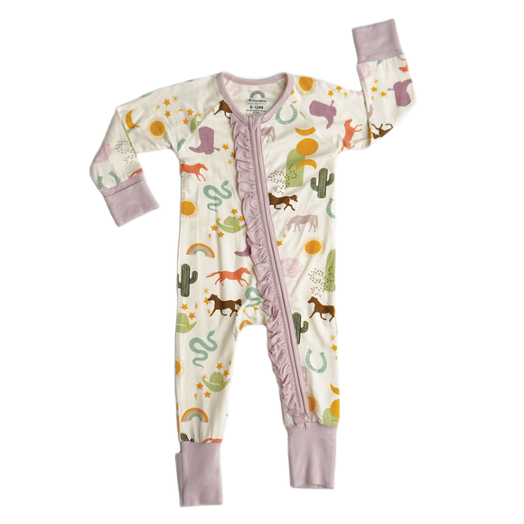 Wild and Free Bamboo Pajamas Baby Pajamas Footie Pajamas