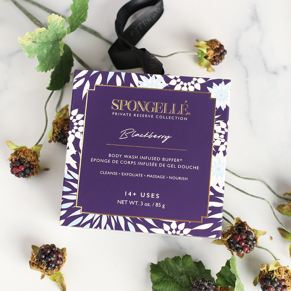 Blackberry Boxed Flower Spongelle