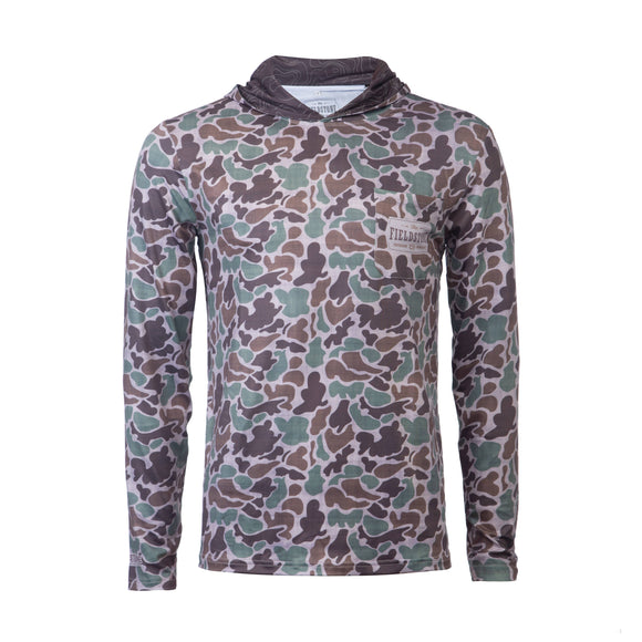 Youth Dry-Fit Camo Light Weight Hoodie (148): YL