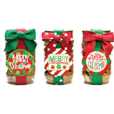 Cookies - Christmas Holiday Asst #2 - Pint Jars: Chocolate Chip