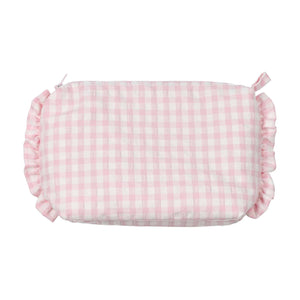 Vichy Pink or Blue Toiletry Bag: Light Pink