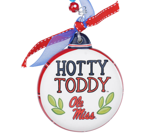 Ole Miss Puff Ornament