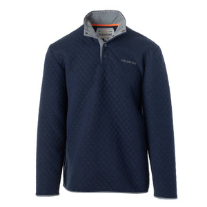 Youth Navy Quilted Pullover