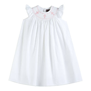 White Cross Bishop Dress