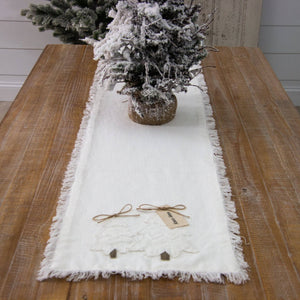 Table Runner - Raggedy Trees with Fabric Tag (PC)