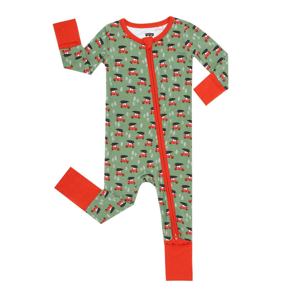 Truckin Around Zip Zip: 3-6 Months